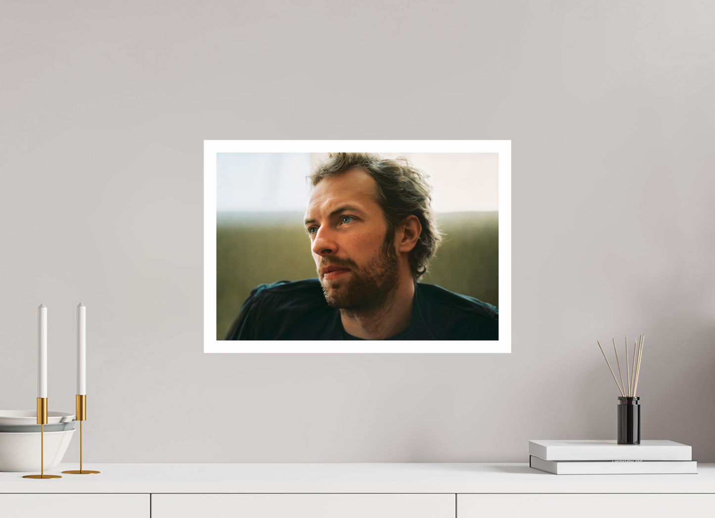 45 x 30 cm, Fine Art Print Chris Martin - Coldplay 01