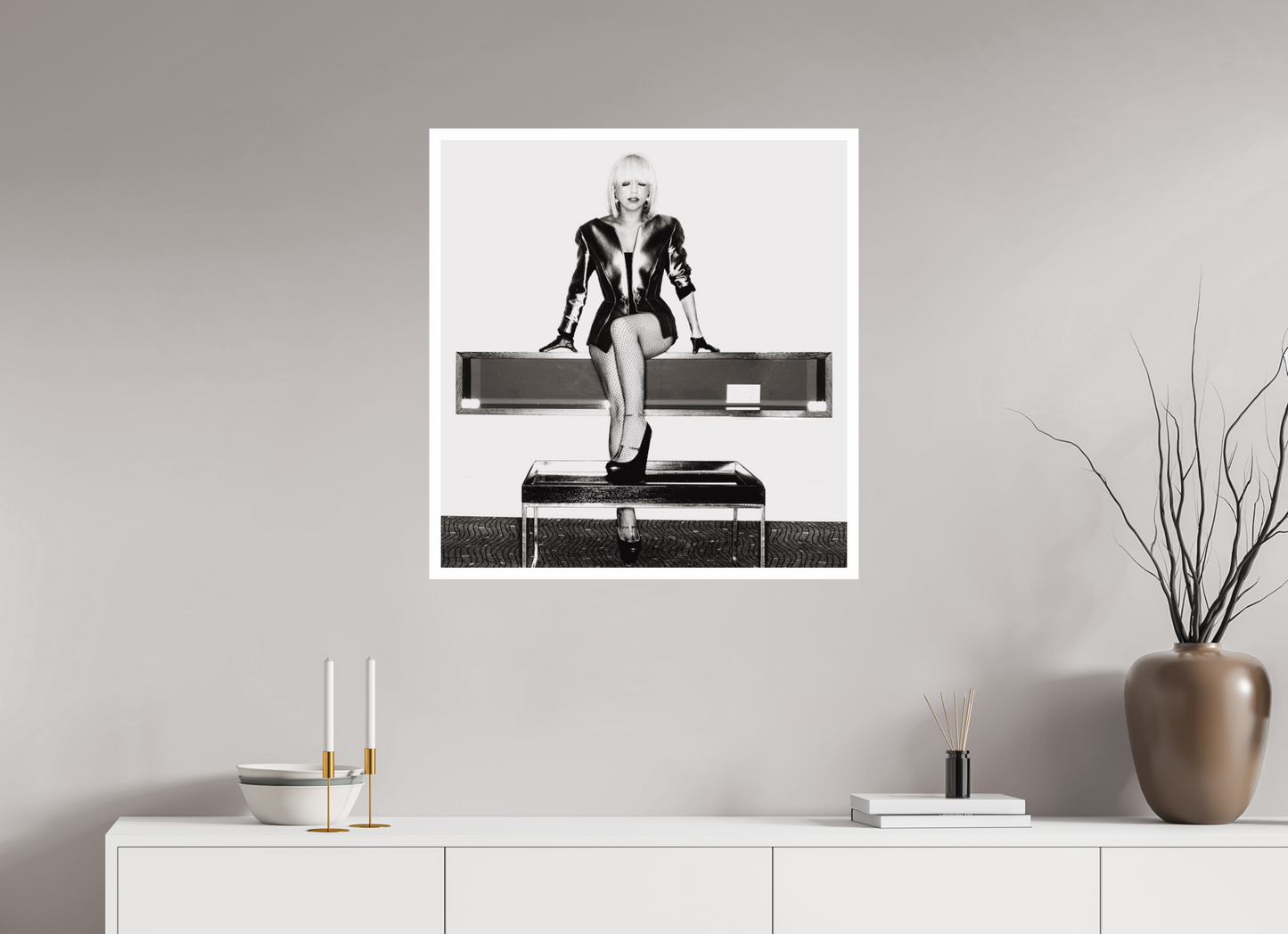 70 x 73,7 cm, Fine Art Print Lady Gaga 06