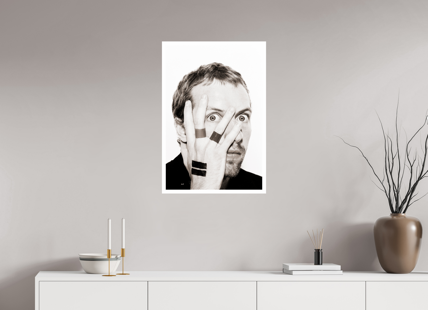 50 x 75 cm, Fine Art Print Chris Martin - Coldplay 02